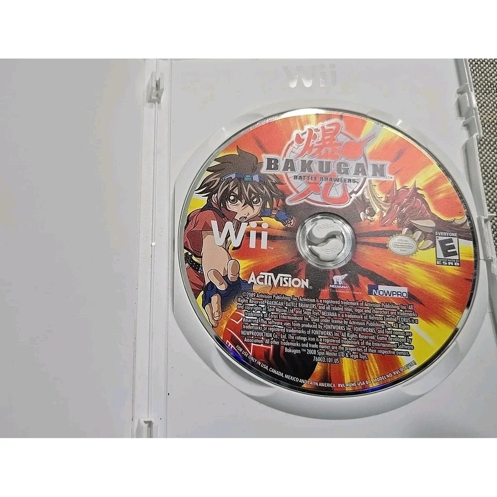 Set Of Two Wii Games: Dora Saves The Snow Princess, Bakugan Battle Brawlers